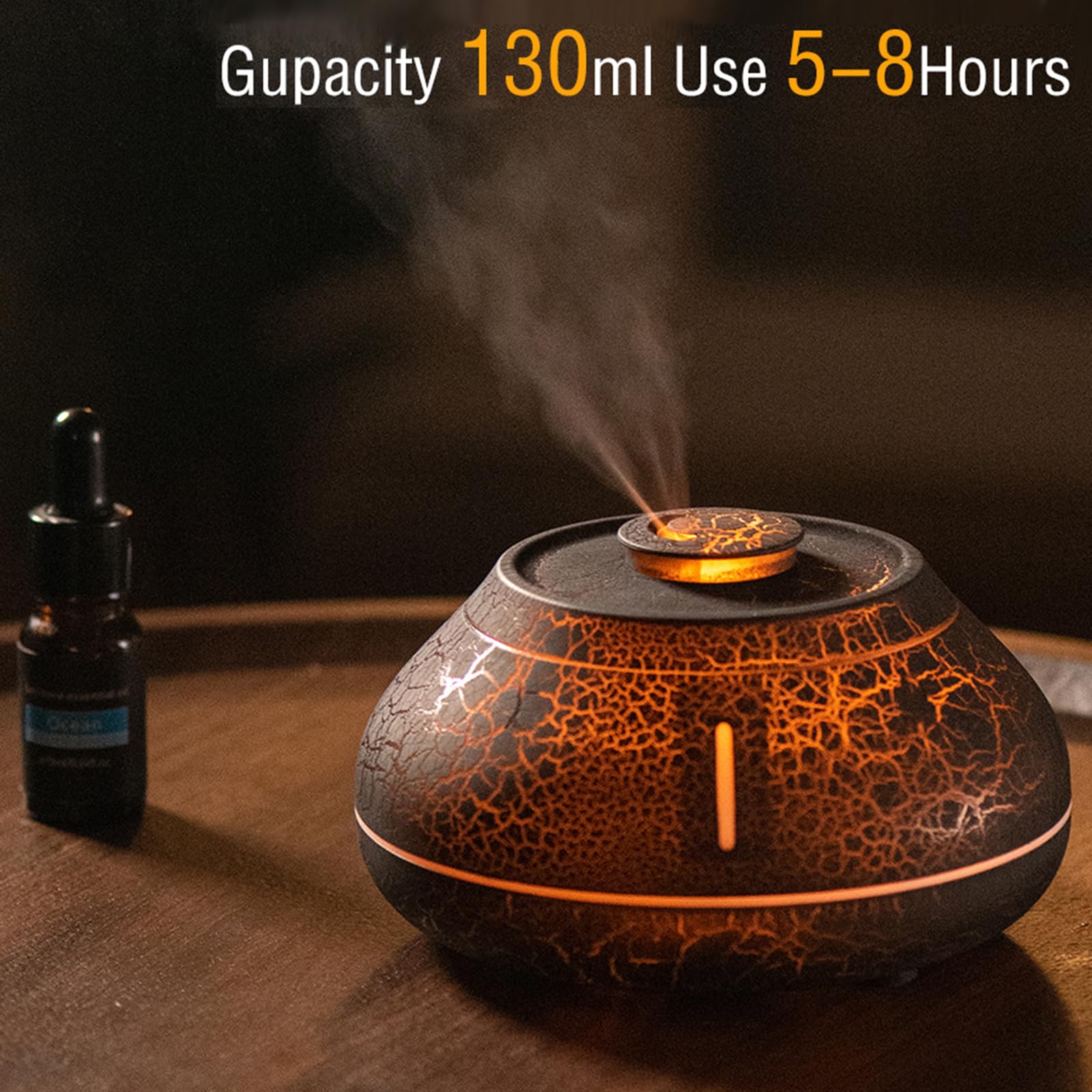 Amazon.com: Flame Aromatherapy Diffuser 7 Color Light